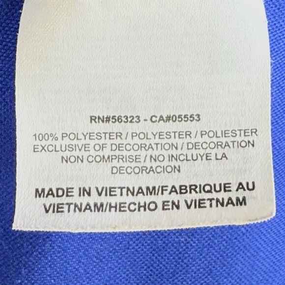 Nike Dri-Fit Women Small Blue Two Tone Lightweight Active Half Zip Track Jacket - Picture 7 of 7